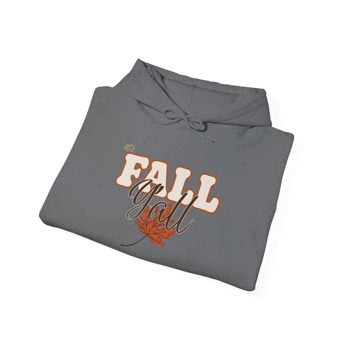 Fall Y'all Hoodie — Cozy Autumn Leaf Pullover