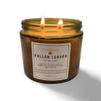 Fallen Leaves Double Wick Scented Candle