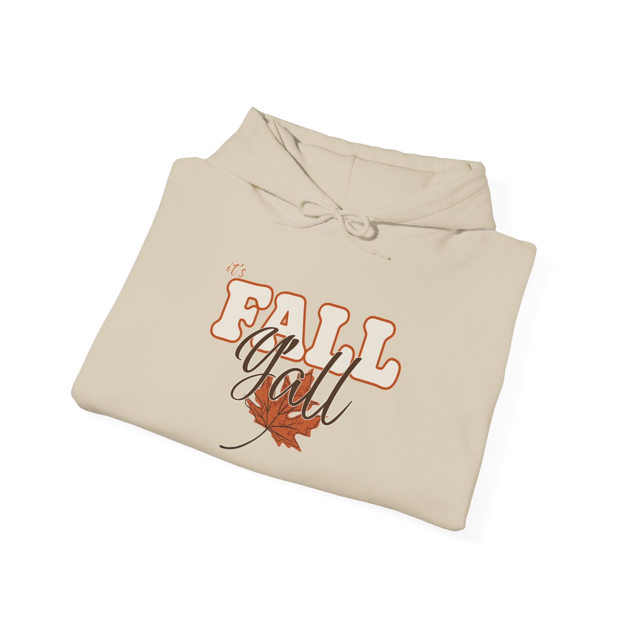 Fall Y'all Hoodie — Cozy Autumn Leaf Pullover