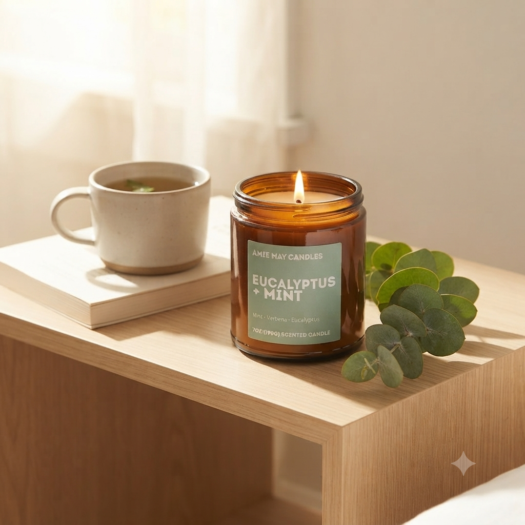 Eucalyptus + Mint 7oz Scented Candle