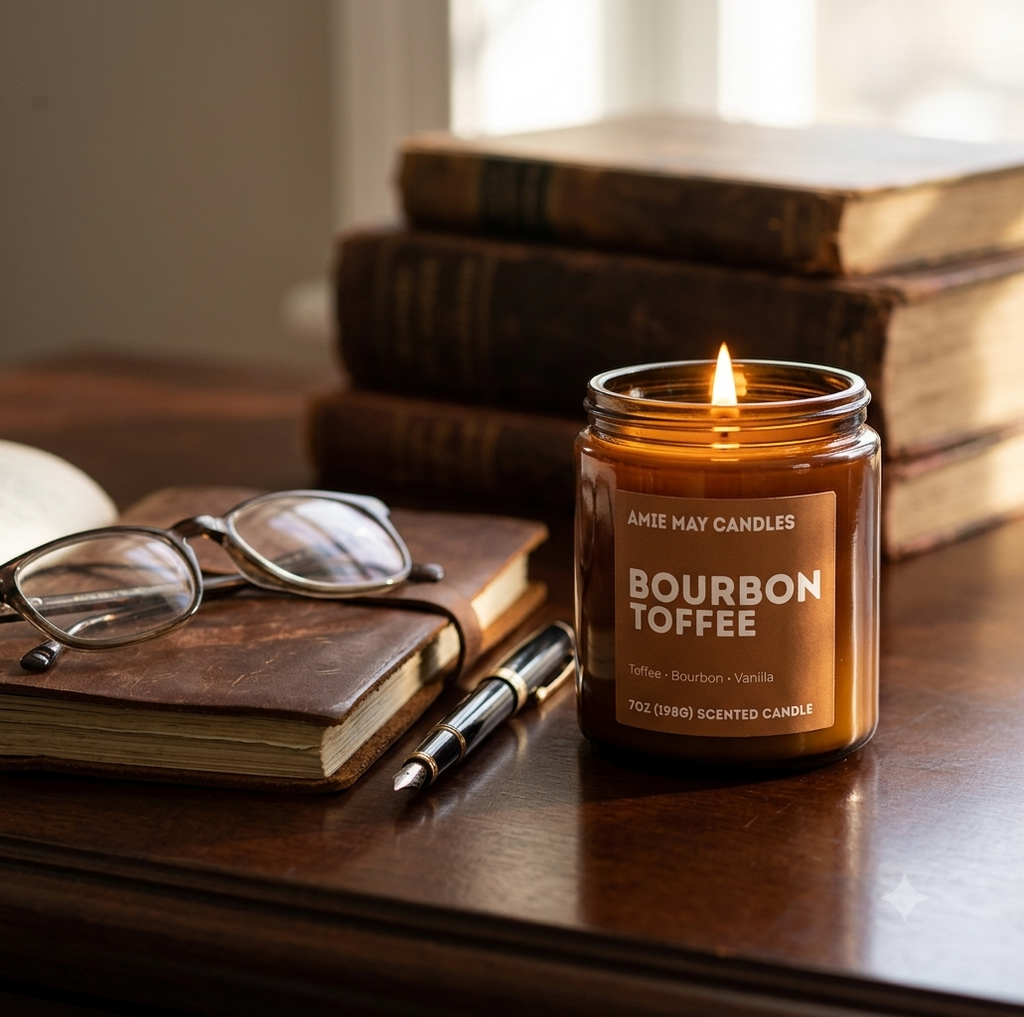 Bourbon Toffee 7oz Scented Candle