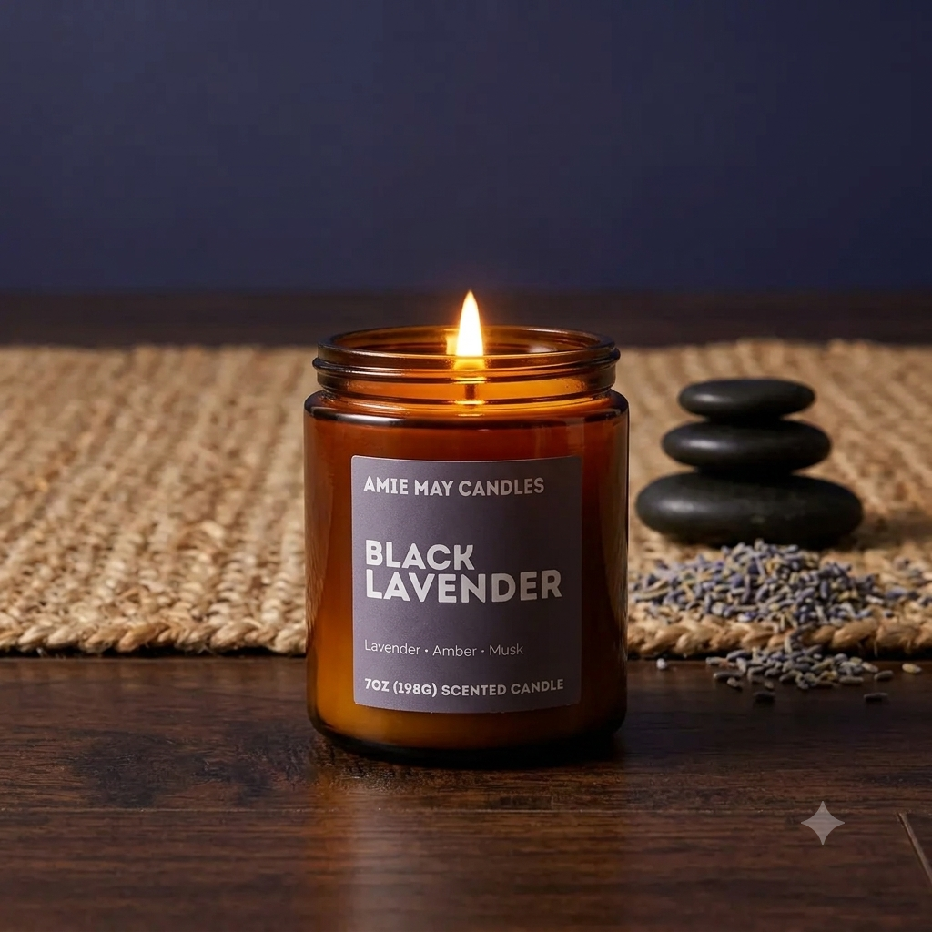 Black Lavender 7oz Scented Candle