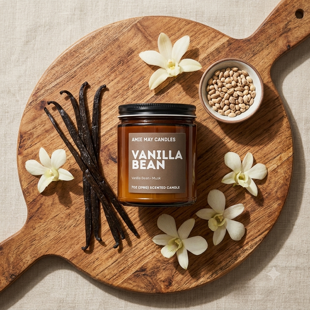 Vanilla Bean 7oz Scented Candle