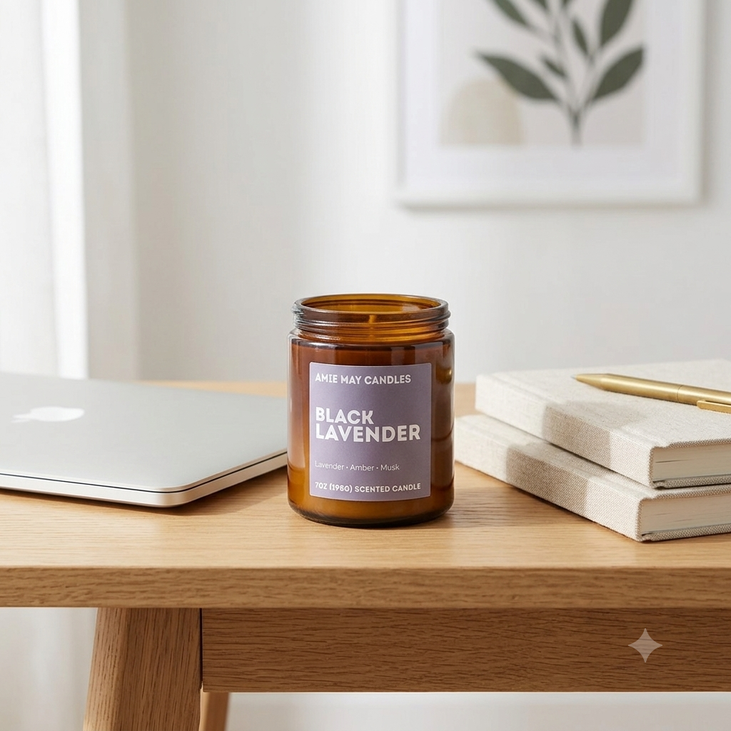Black Lavender 7oz Scented Candle