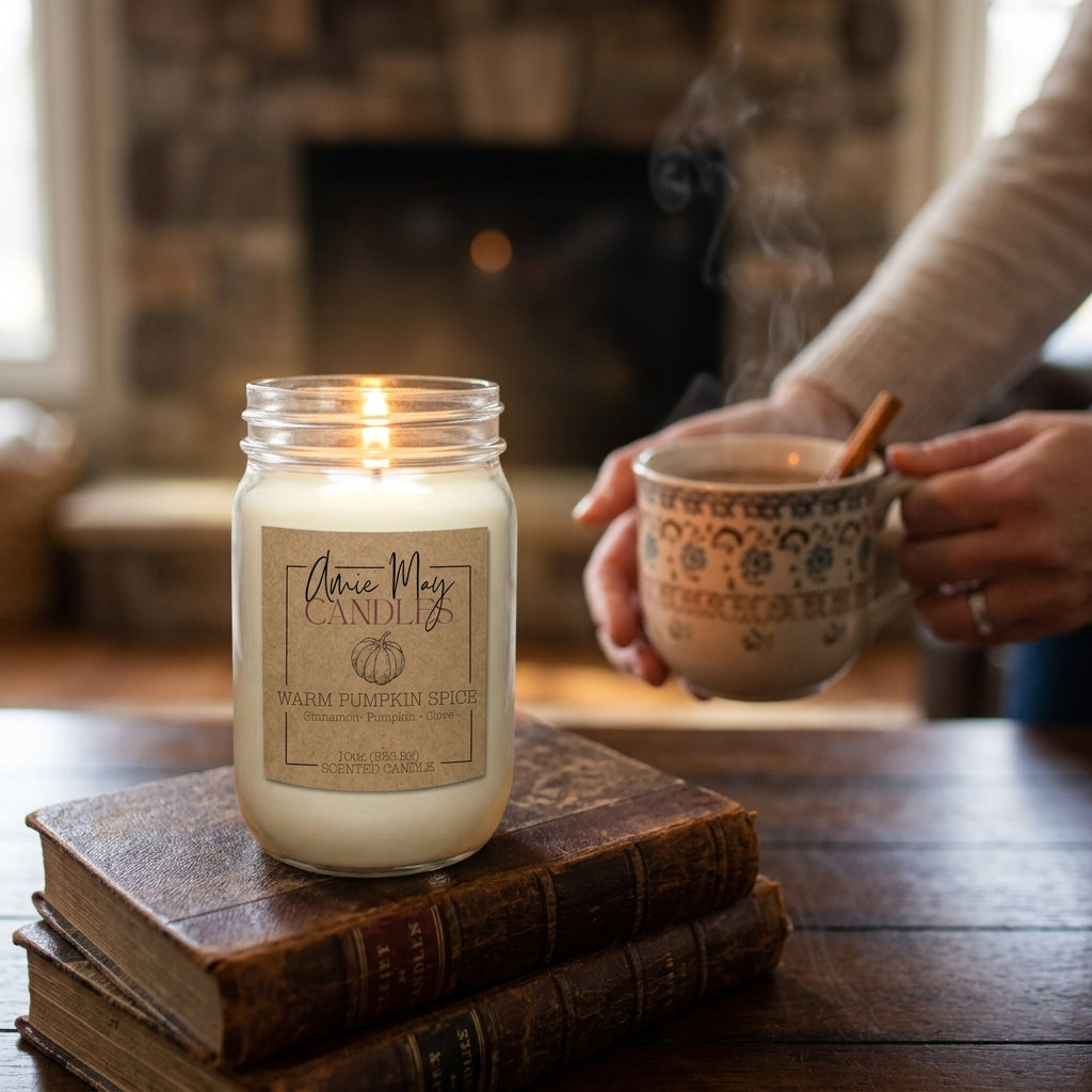 Warm Pumpkin Spice 10oz Scented Candle