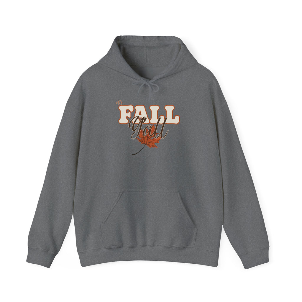 Fall Y'all Hoodie — Cozy Autumn Leaf Pullover