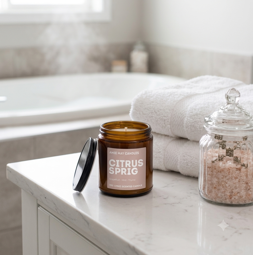 Citrus Sprig 7oz Scented Candle