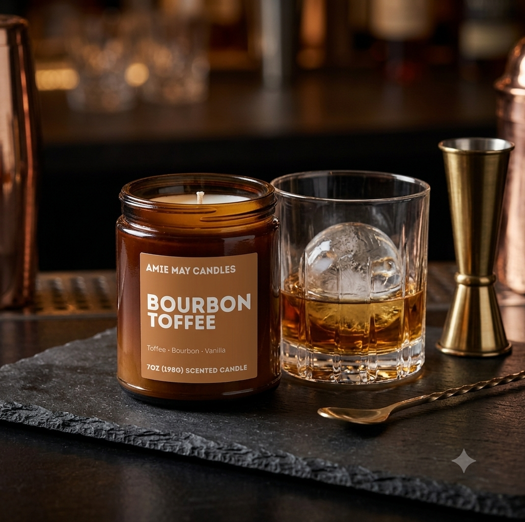 Bourbon Toffee 7oz Scented Candle