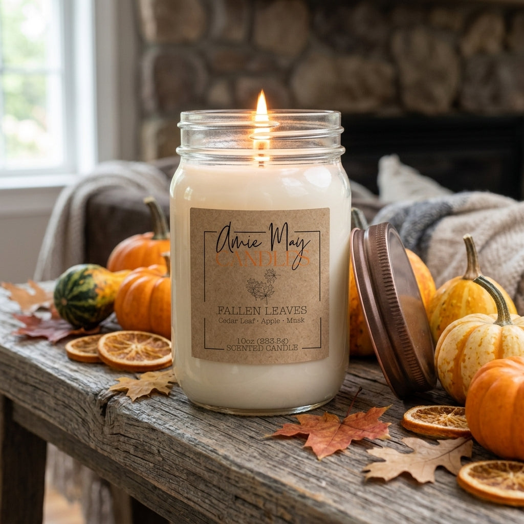 Fallen Leaves 10oz Scented Candle