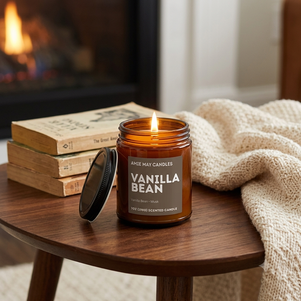 Vanilla Bean 7oz Scented Candle