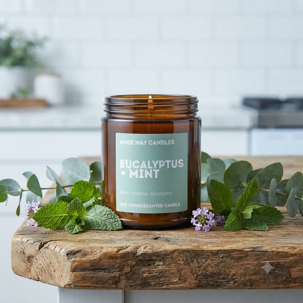 Eucalyptus + Mint 7oz Scented Candle