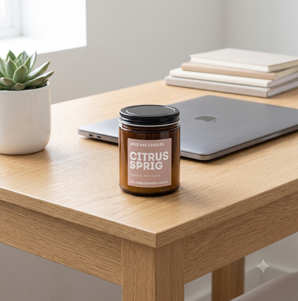 Citrus Sprig 7oz Scented Candle