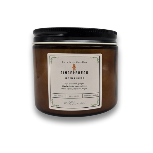 Gingerbread Double Wick Candle