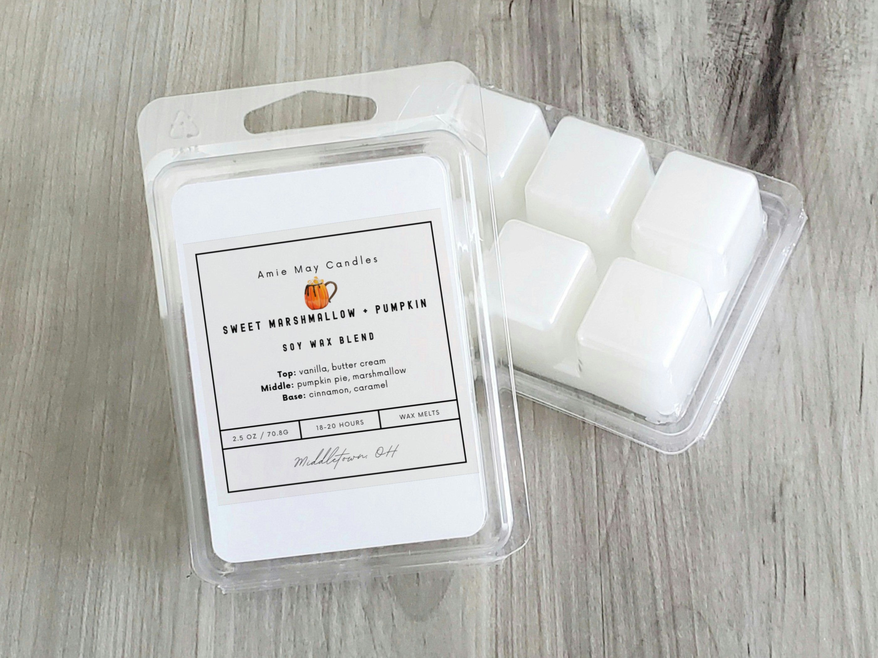 Sweet Marshmallow + Pumpkin Wax Melts